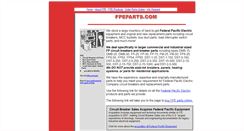 Desktop Screenshot of fpeparts.com